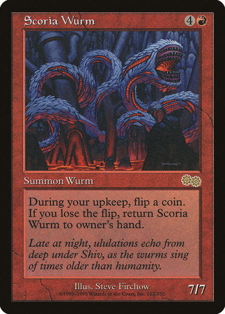 Scoria Wurm [Urza's Saga] | RetroPlay Games