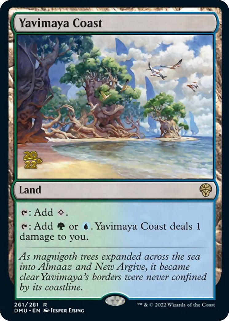 Yavimaya Coast [Dominaria United Prerelease Promos] | RetroPlay Games