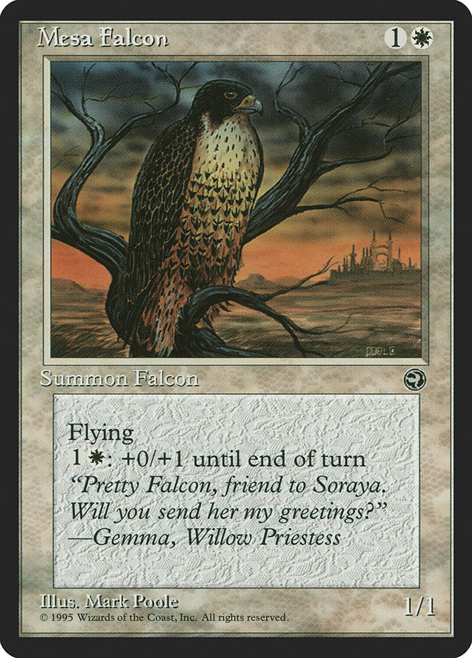 Mesa Falcon (Gemma Flavor Text) [Homelands] | RetroPlay Games