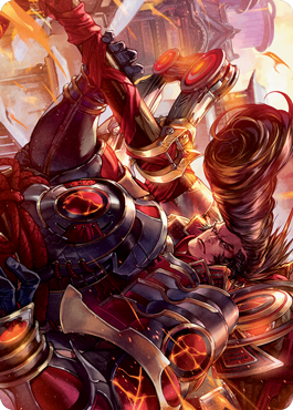 Upriser Renegade Art Card [Kamigawa: Neon Dynasty Art Series] | RetroPlay Games