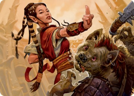 Half-Elf Monk Art Card [Dungeons & Dragons: Adventures in the Forgotten Realms Art Series] | RetroPlay Games