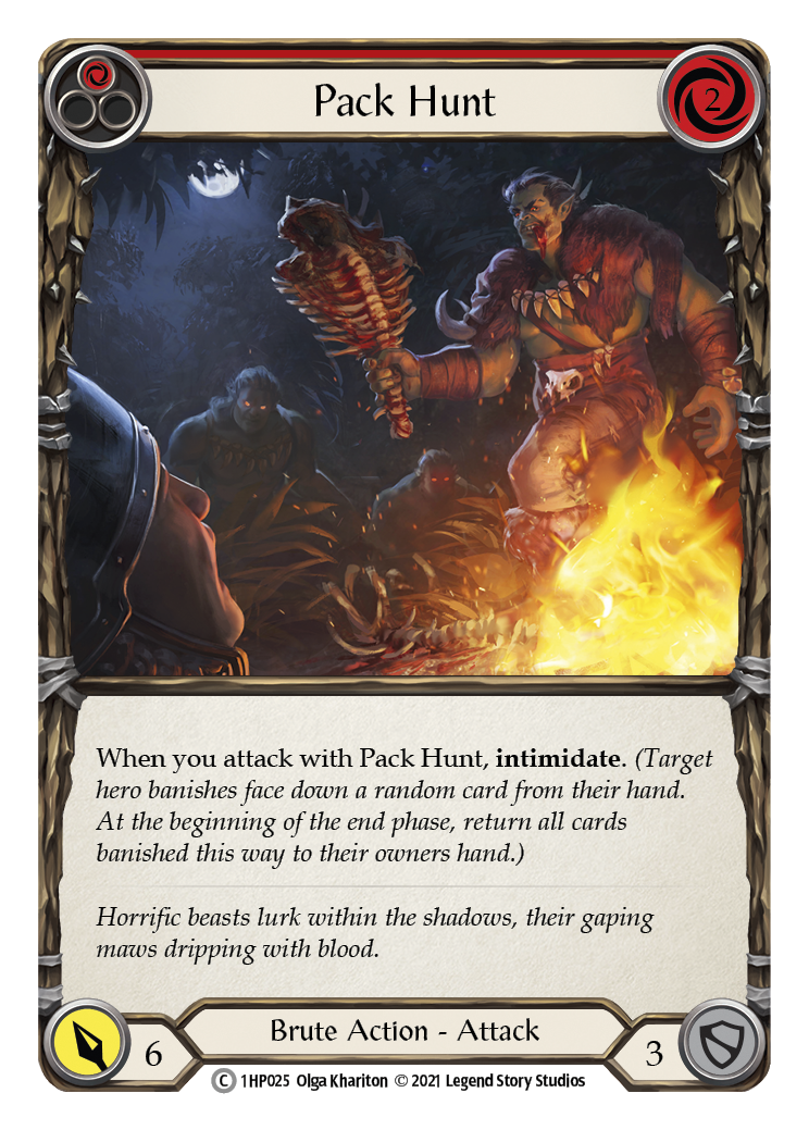 Pack Hunt (Red) [1HP025] (History Pack 1) | RetroPlay Games