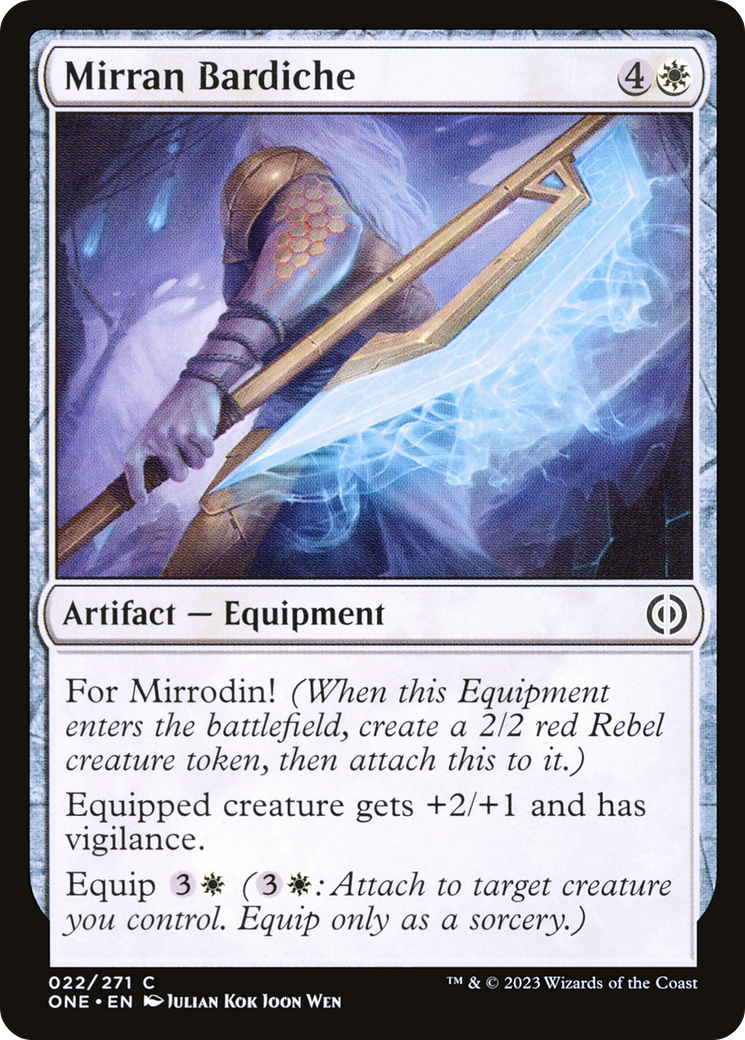 Mirran Bardiche [Phyrexia: All Will Be One] | RetroPlay Games