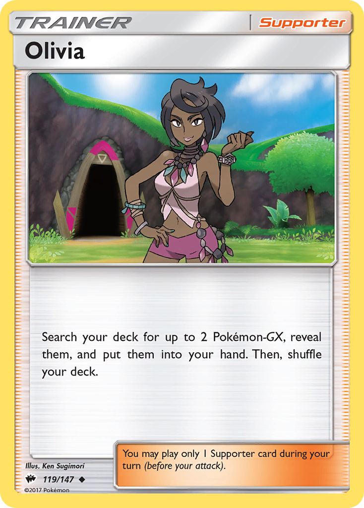 Olivia (119/147) [Sun & Moon: Burning Shadows] | RetroPlay Games