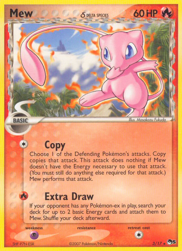 Mew (3/17) (Delta Species) [POP Series 5] | RetroPlay Games