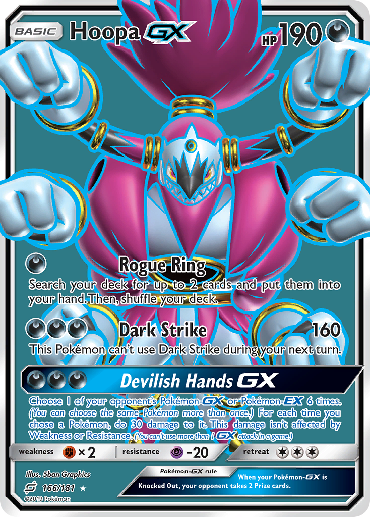 Hoopa GX (166/181) [Sun & Moon: Team Up] | RetroPlay Games