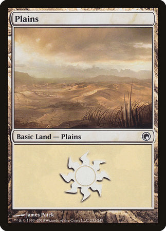 Plains (232) [Scars of Mirrodin] | RetroPlay Games