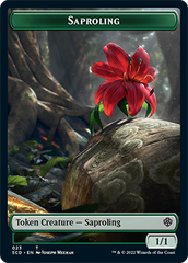 Saproling // Cat Double-Sided Token [Starter Commander Decks] | RetroPlay Games