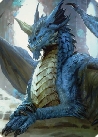 Young Blue Dragon Art Card [Commander Legends: Battle for Baldur's Gate Art Series] | RetroPlay Games