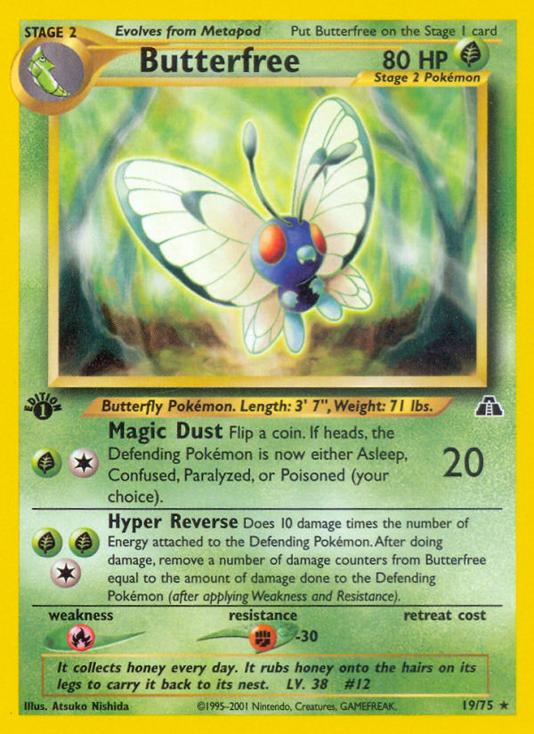 Butterfree (19/75) [Neo Discovery 1st Edition] | RetroPlay Games