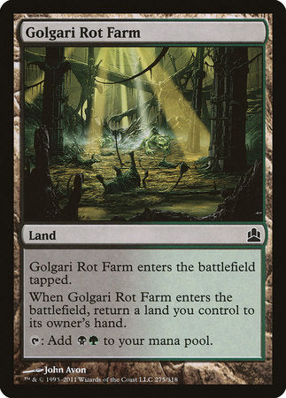 Golgari Rot Farm [Commander 2011] | RetroPlay Games