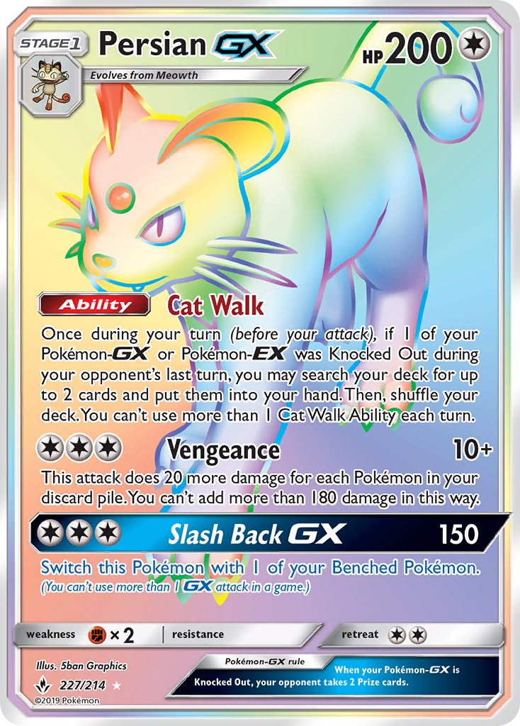 Persian GX (227/214) [Sun & Moon: Unbroken Bonds] | RetroPlay Games