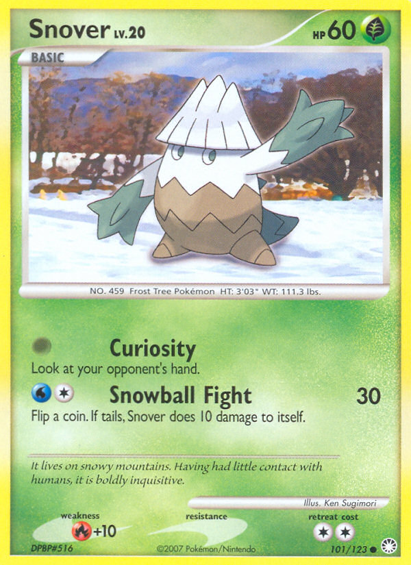 Snover (101/123) [Diamond & Pearl: Mysterious Treasures] | RetroPlay Games