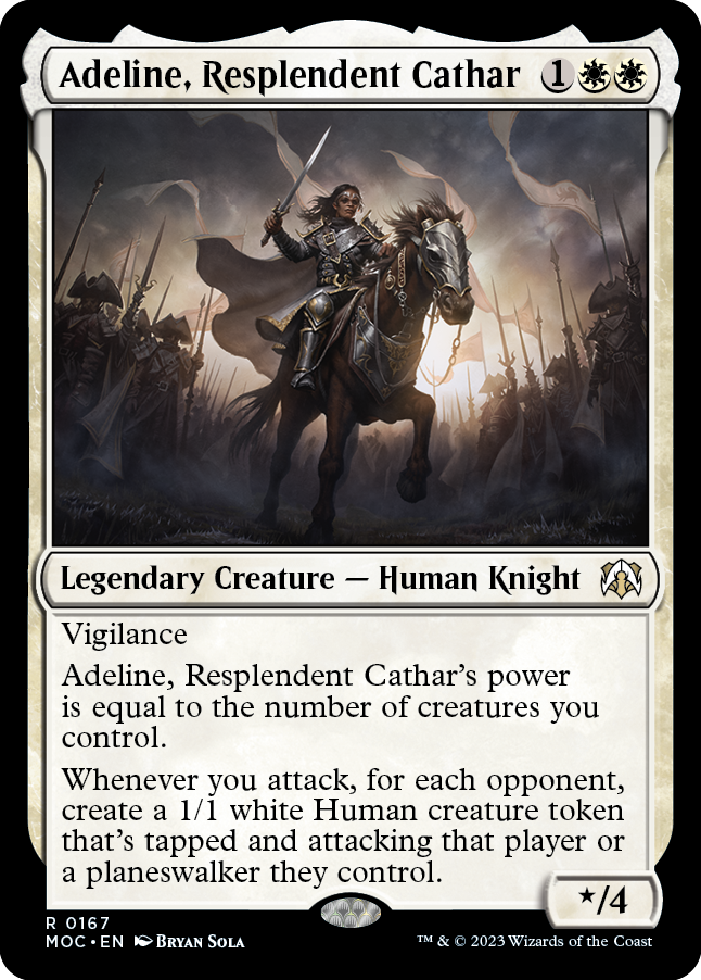 Adeline, Resplendent Cathar [March of the Machine Commander] | RetroPlay Games