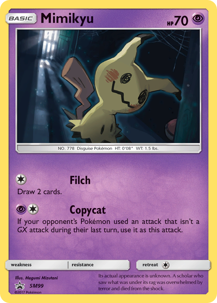 Mimikyu (SM99) [Sun & Moon: Black Star Promos] | RetroPlay Games