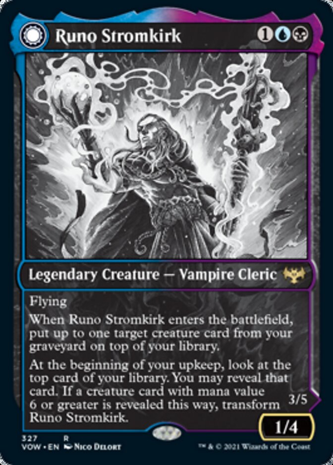 Runo Stromkirk // Krothuss, Lord of the Deep (Showcase Eternal Night) [Innistrad: Crimson Vow] | RetroPlay Games