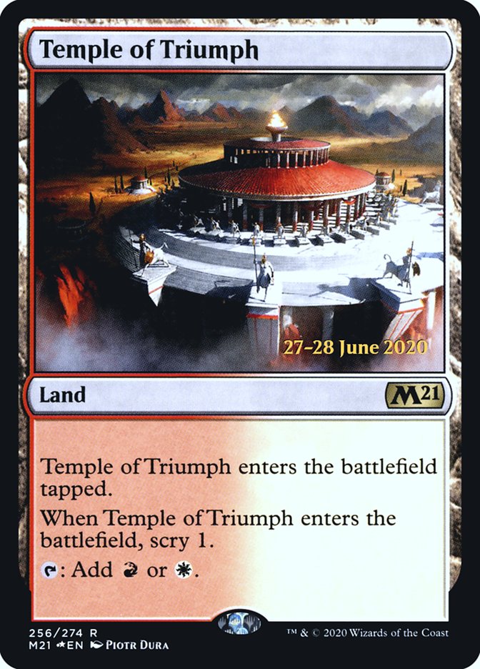 Temple of Triumph  [Core Set 2021 Prerelease Promos] | RetroPlay Games