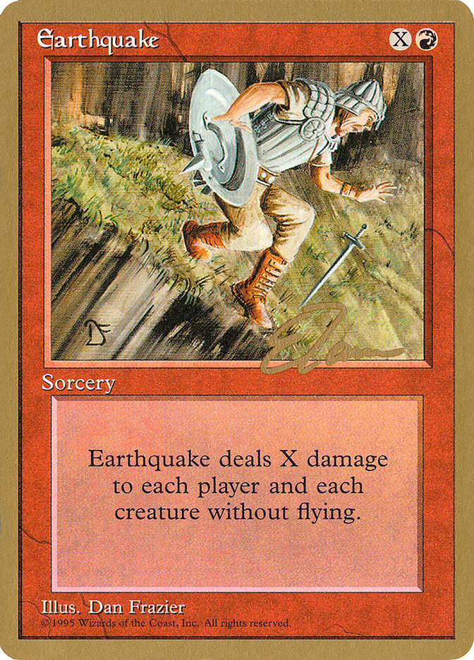 Earthquake (Eric Tam) [Pro Tour Collector Set] | RetroPlay Games