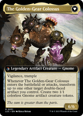 Tetzin, Gnome Champion // The Golden-Gear Colossus (Extended Art) [The Lost Caverns of Ixalan Commander] | RetroPlay Games