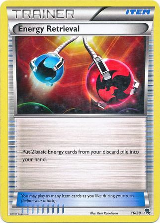 Energy Retrieval (16/30) [Black & White: Trainer Kit - Zoroark] | RetroPlay Games