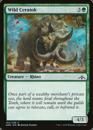 Wild Ceratok [Guilds of Ravnica] | RetroPlay Games