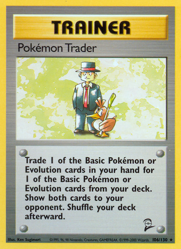 Pokemon Trader (106/130) [Base Set 2] | RetroPlay Games