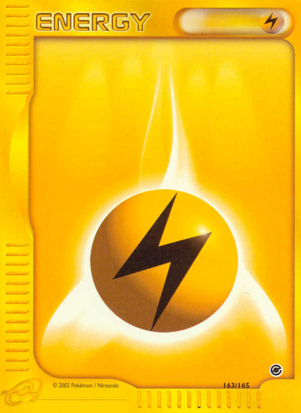 Lightning Energy (163/165) [Expedition: Base Set] | RetroPlay Games