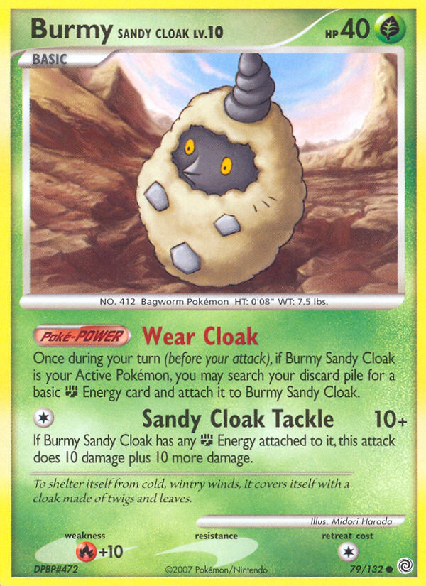 Burmy Sandy Cloak (79/132) [Diamond & Pearl: Secret Wonders] | RetroPlay Games