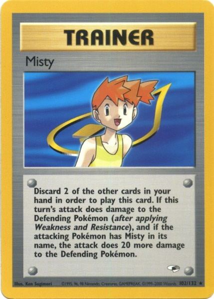 Misty (102/132) [Gym Heroes Unlimited] | RetroPlay Games