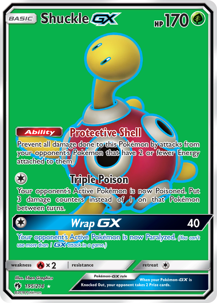 Shuckle GX (195/214) [Sun & Moon: Lost Thunder] | RetroPlay Games