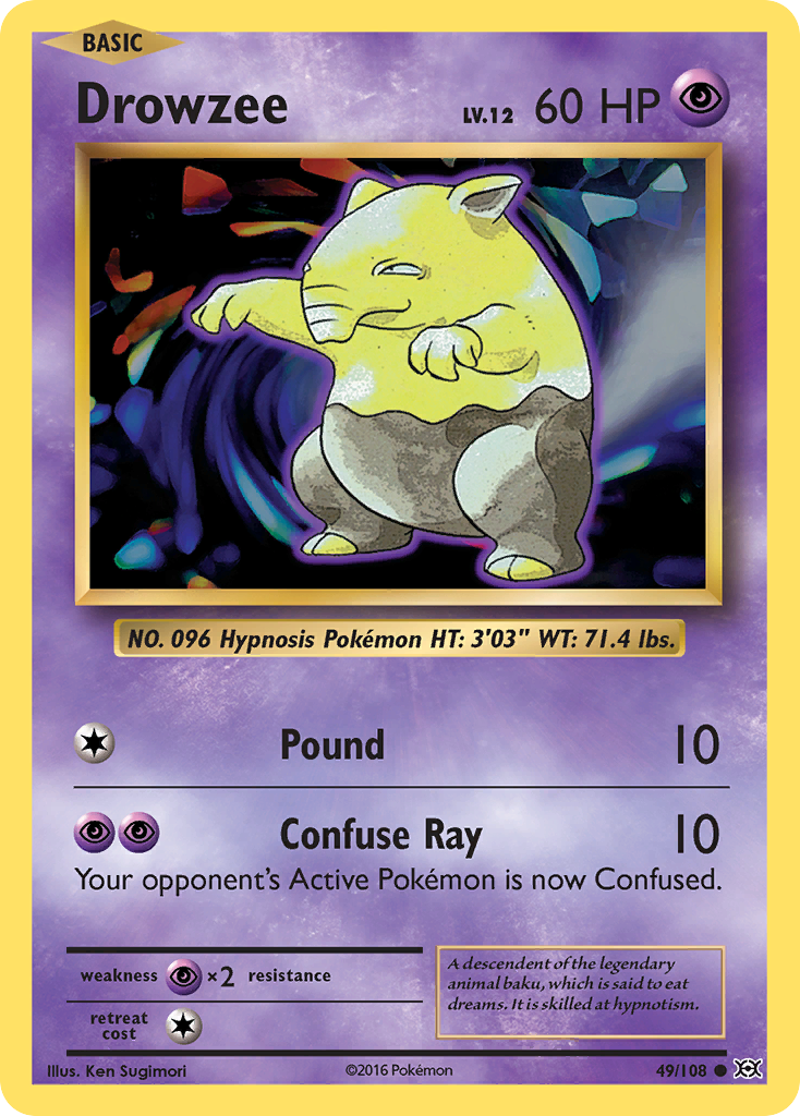 Drowzee (49/108) [XY: Evolutions] | RetroPlay Games