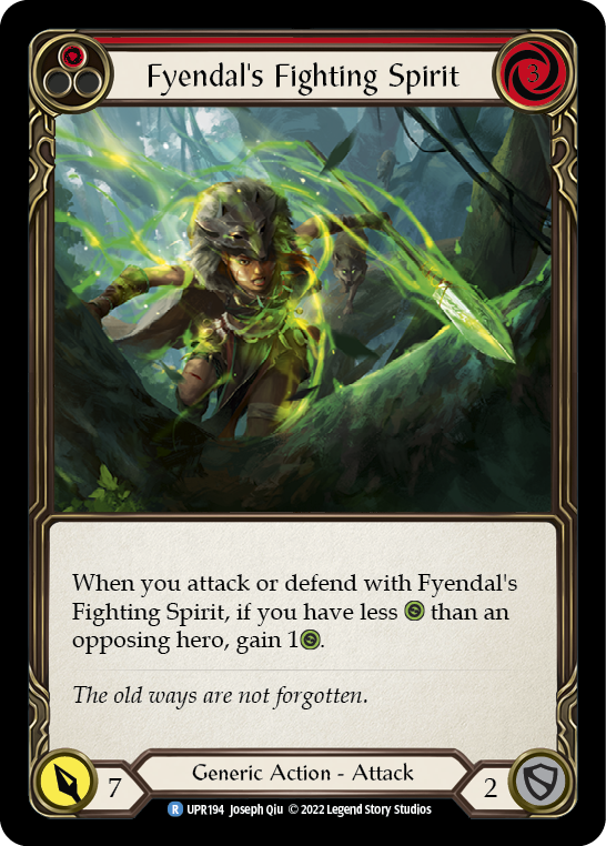 Fyendal's Fighting Spirit (Red) [UPR194] (Uprising) | RetroPlay Games