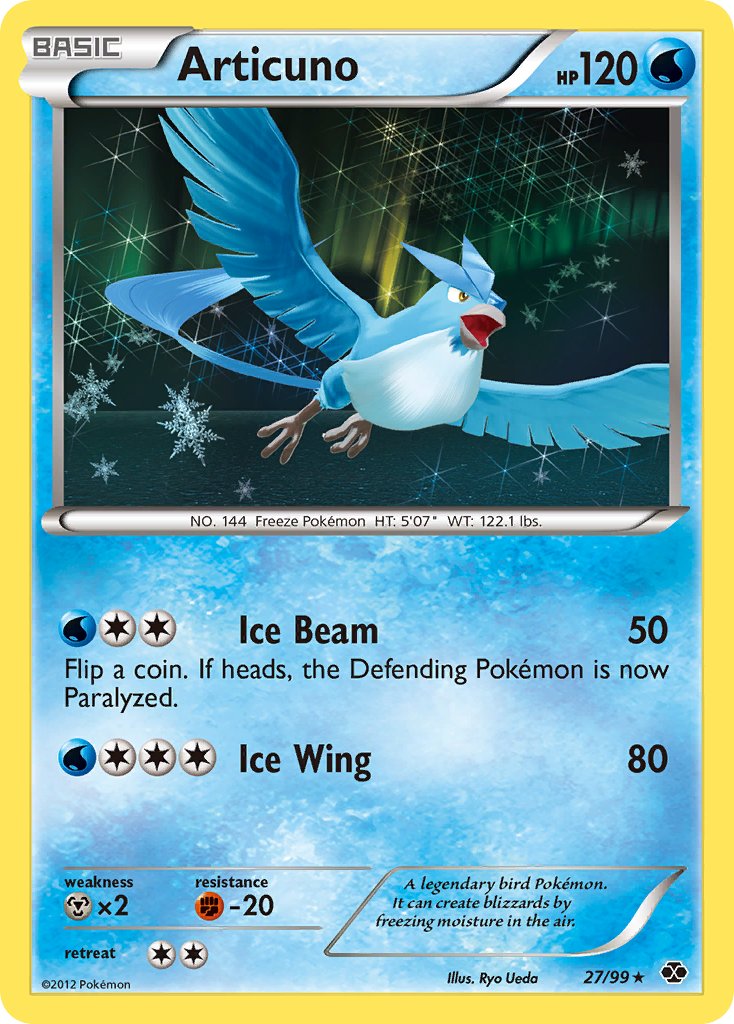 Articuno (27/99) (Blister Exclusive) [Black & White: Next Destinies] | RetroPlay Games