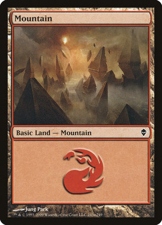 Mountain (243a) [Zendikar] | RetroPlay Games