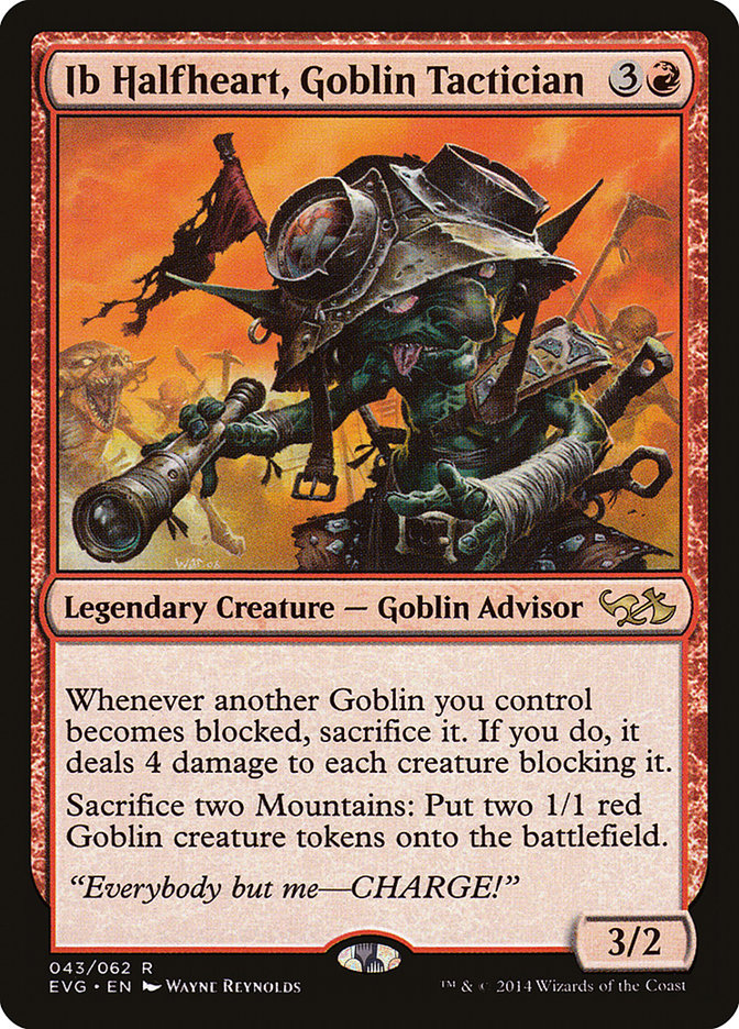 Ib Halfheart, Goblin Tactician (Elves vs. Goblins) [Duel Decks Anthology] | RetroPlay Games