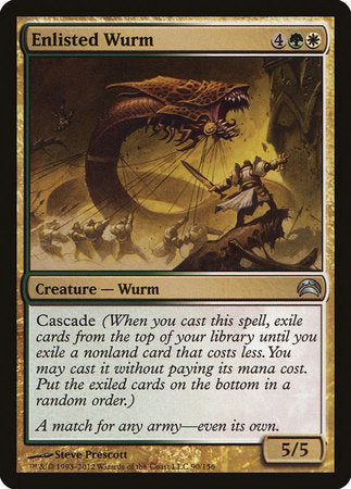 Enlisted Wurm [Planechase 2012] | RetroPlay Games