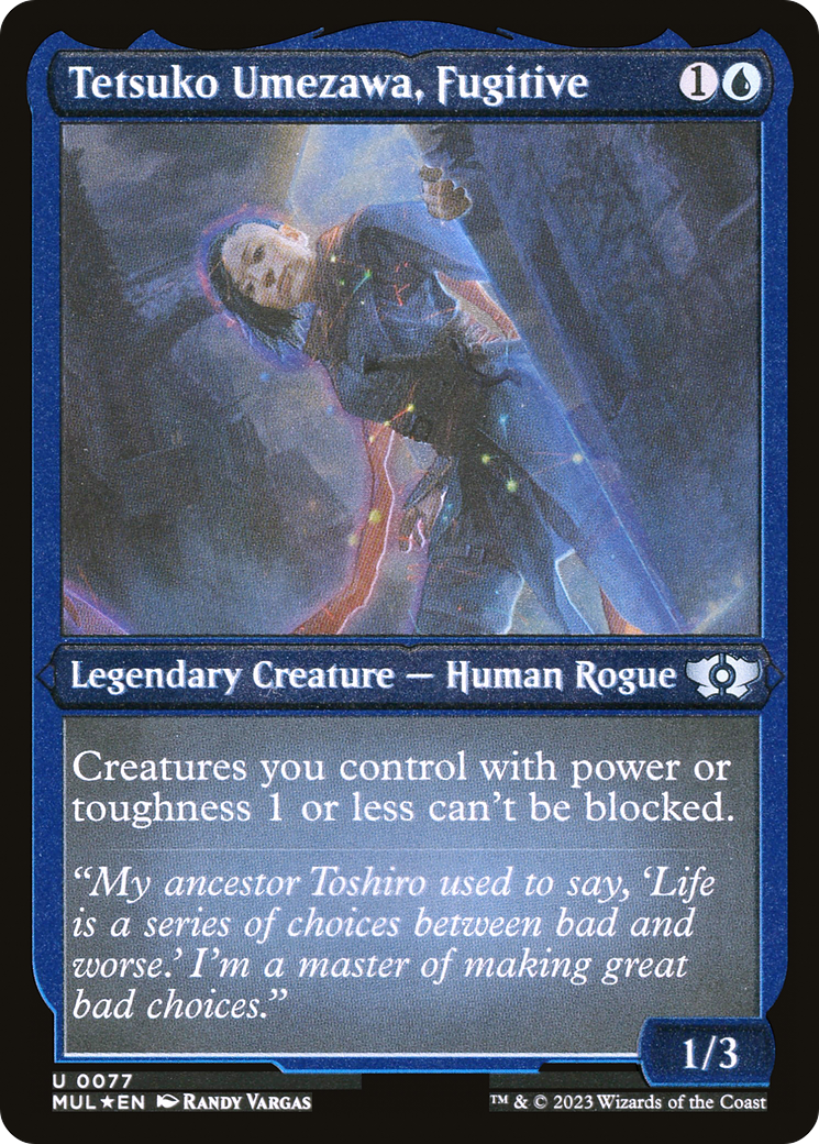 Tetsuko Umezawa, Fugitive (Foil Etched) [Multiverse Legends] | RetroPlay Games
