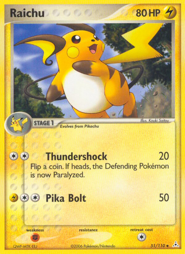 Raichu (51/110) [EX: Holon Phantoms] | RetroPlay Games