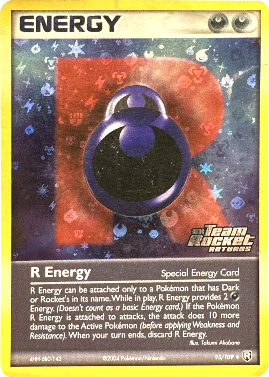 R Energy (95/109) (Stamped) [EX: Team Rocket Returns] | RetroPlay Games