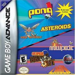 Pong / Asteroids / Yar's Revenge / Millipede / Super Breakout / Lunar Lander - GameBoy Advance | RetroPlay Games