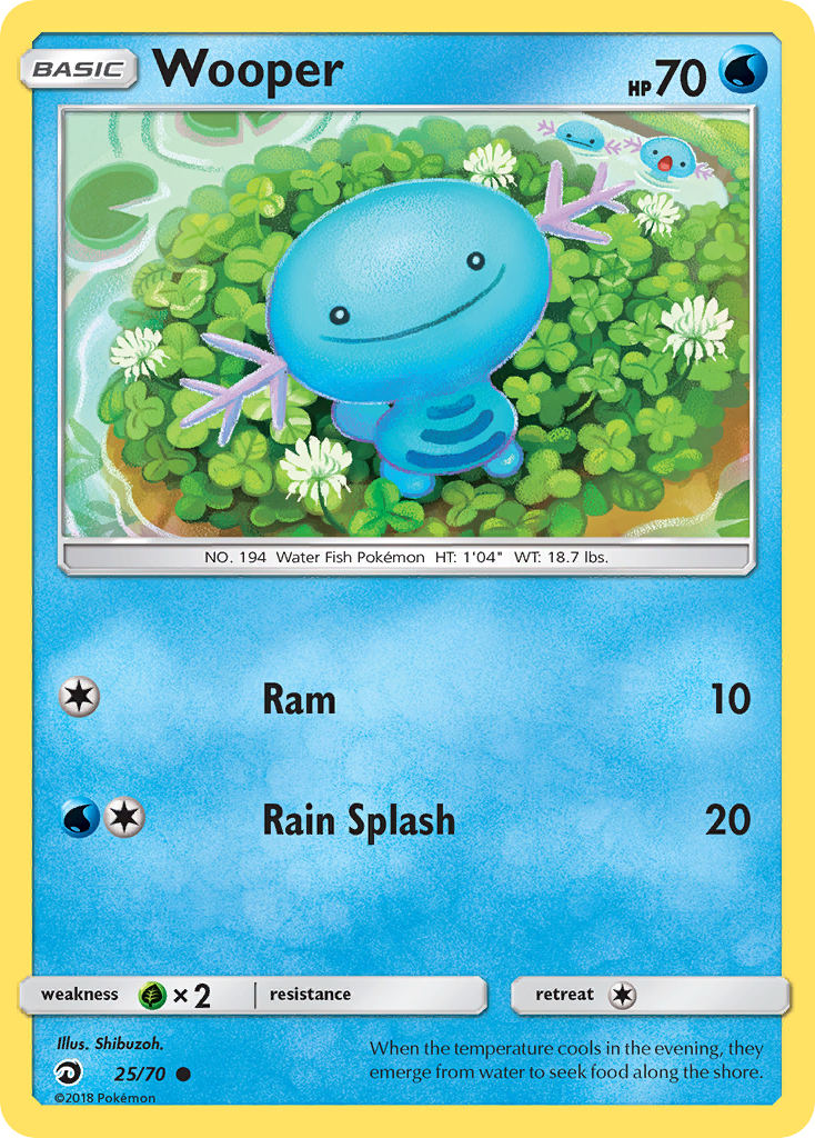 Wooper (25/70) [Sun & Moon: Dragon Majesty] | RetroPlay Games