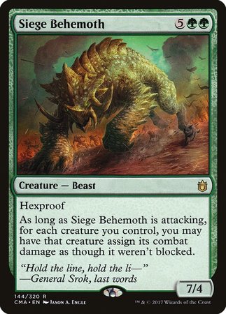 Siege Behemoth [Commander Anthology] | RetroPlay Games