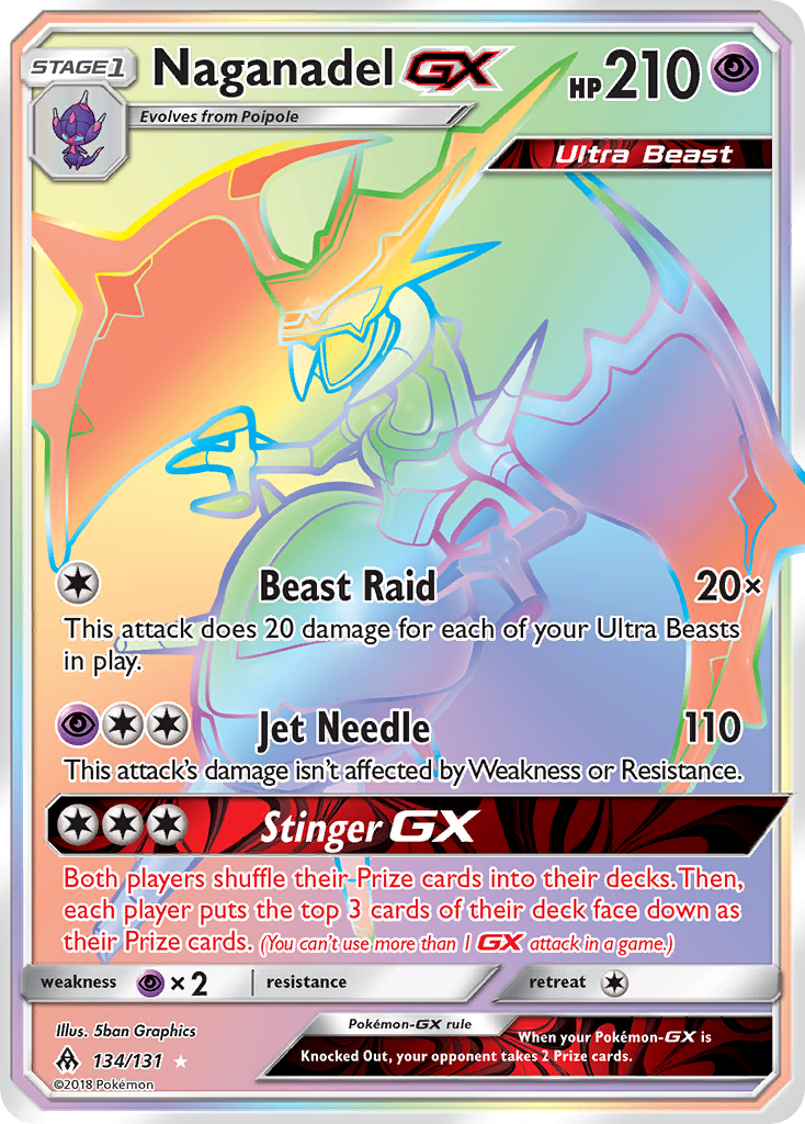 Naganadel GX (134/131) [Sun & Moon: Forbidden Light] | RetroPlay Games