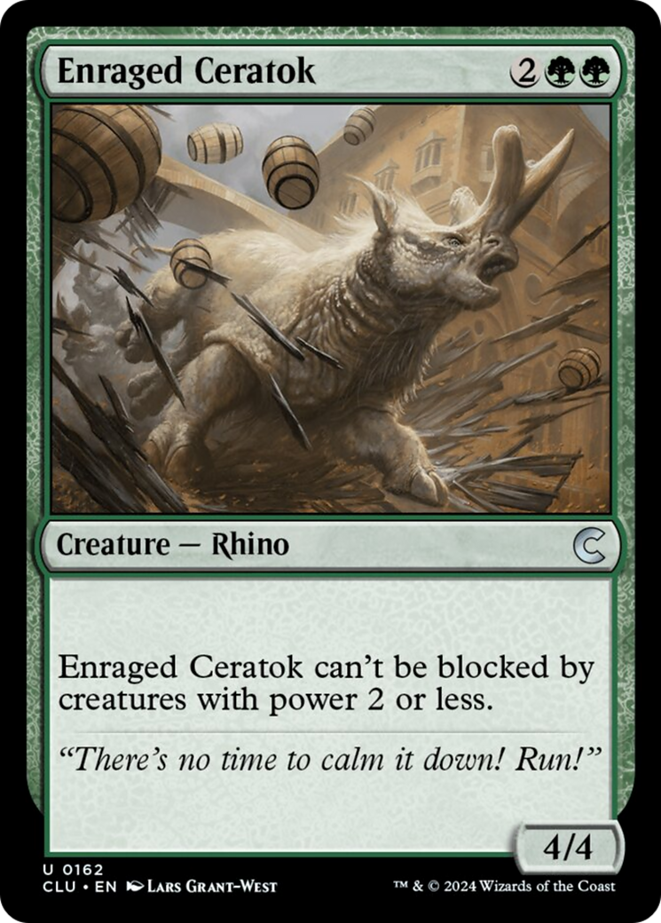 Enraged Ceratok [Ravnica: Clue Edition] | RetroPlay Games