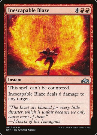 Inescapable Blaze [Guilds of Ravnica] | RetroPlay Games