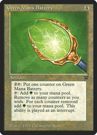 Green Mana Battery [Legends] | RetroPlay Games