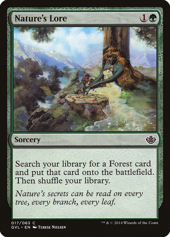 Nature's Lore (Garruk vs. Liliana) [Duel Decks Anthology] | RetroPlay Games