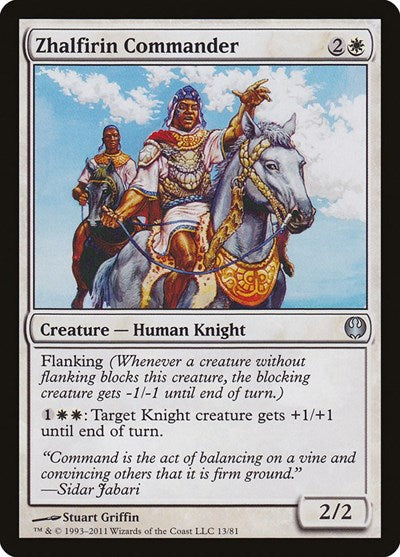 Zhalfirin Commander [Duel Decks: Knights vs. Dragons] | RetroPlay Games