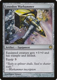 Loxodon Warhammer [Duel Decks: Knights vs. Dragons] | RetroPlay Games