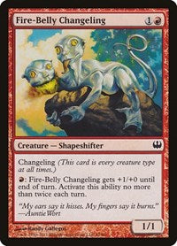 Fire-Belly Changeling [Duel Decks: Knights vs. Dragons] | RetroPlay Games